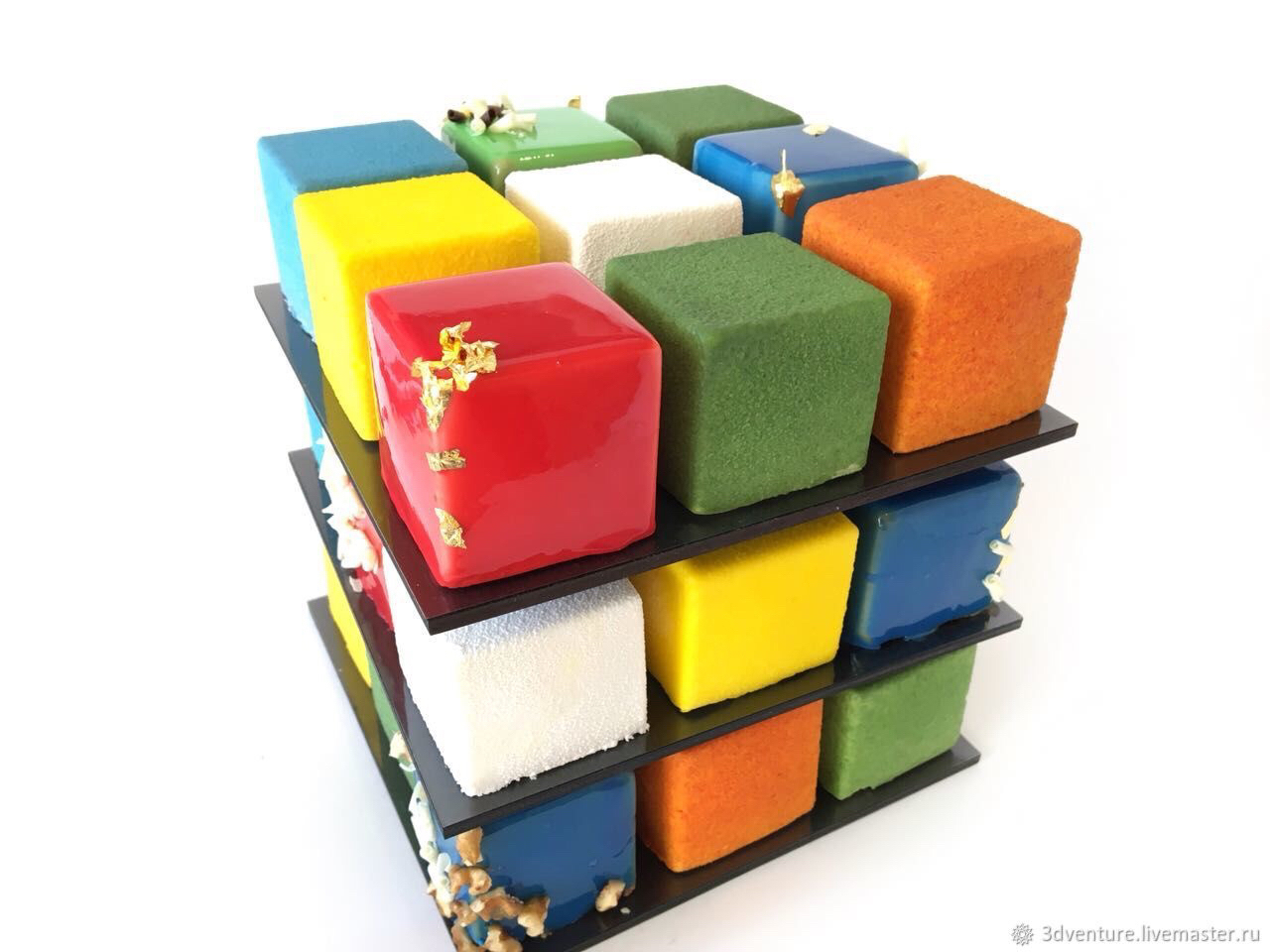 Подставка для торта кубик рубик